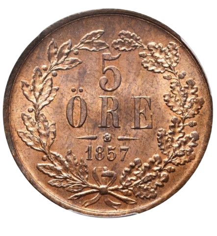 5 Öre 1857