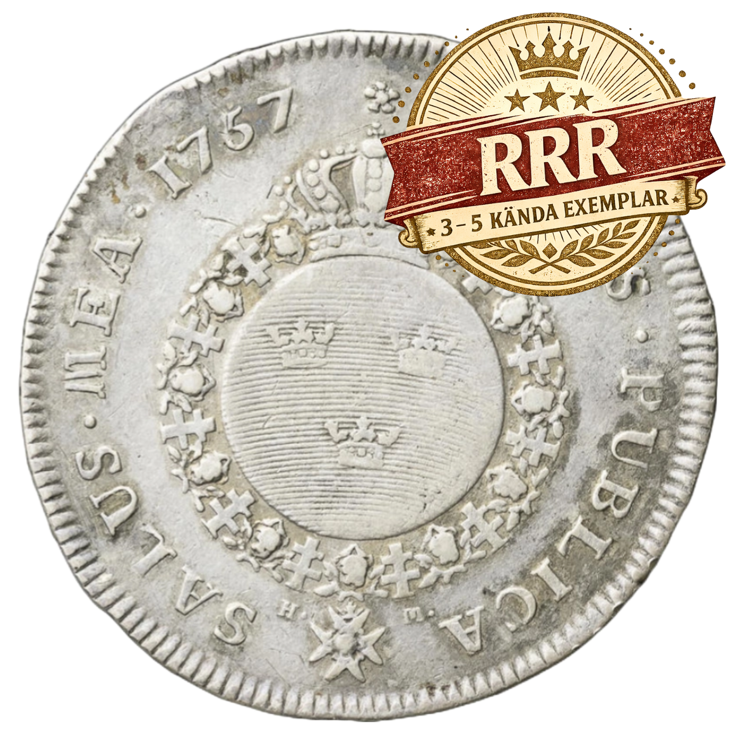1 riksdaler 1757