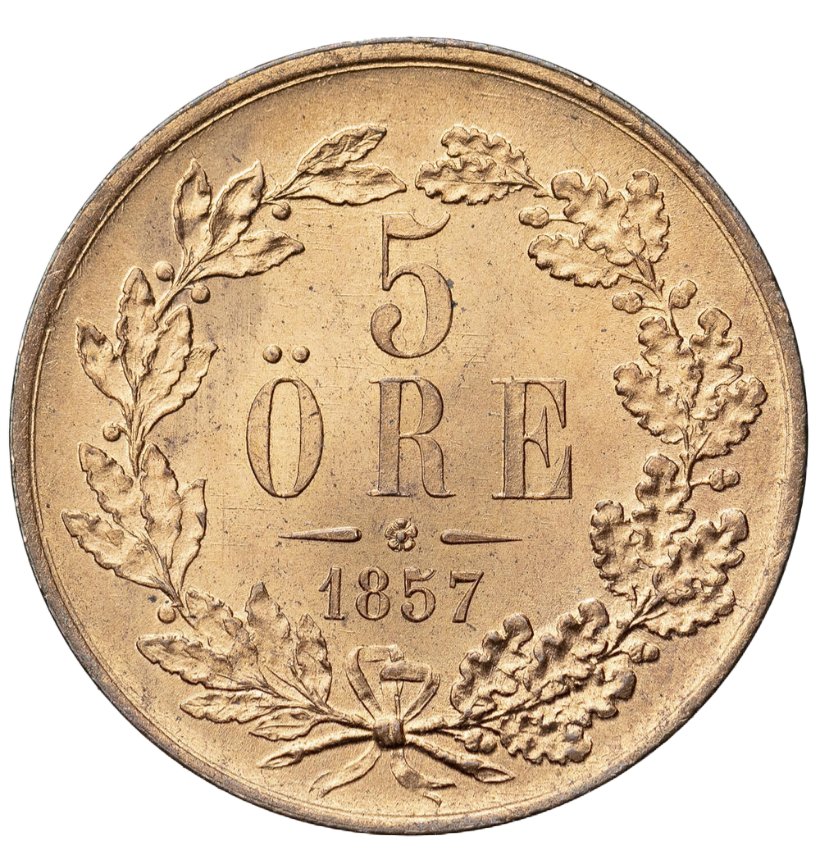 5 öre Oscar I