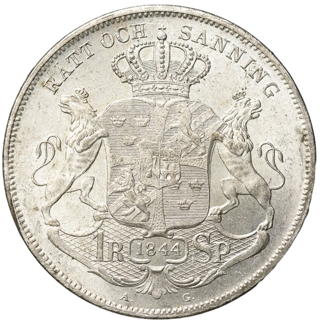 1 Riksdaler Specie 1844