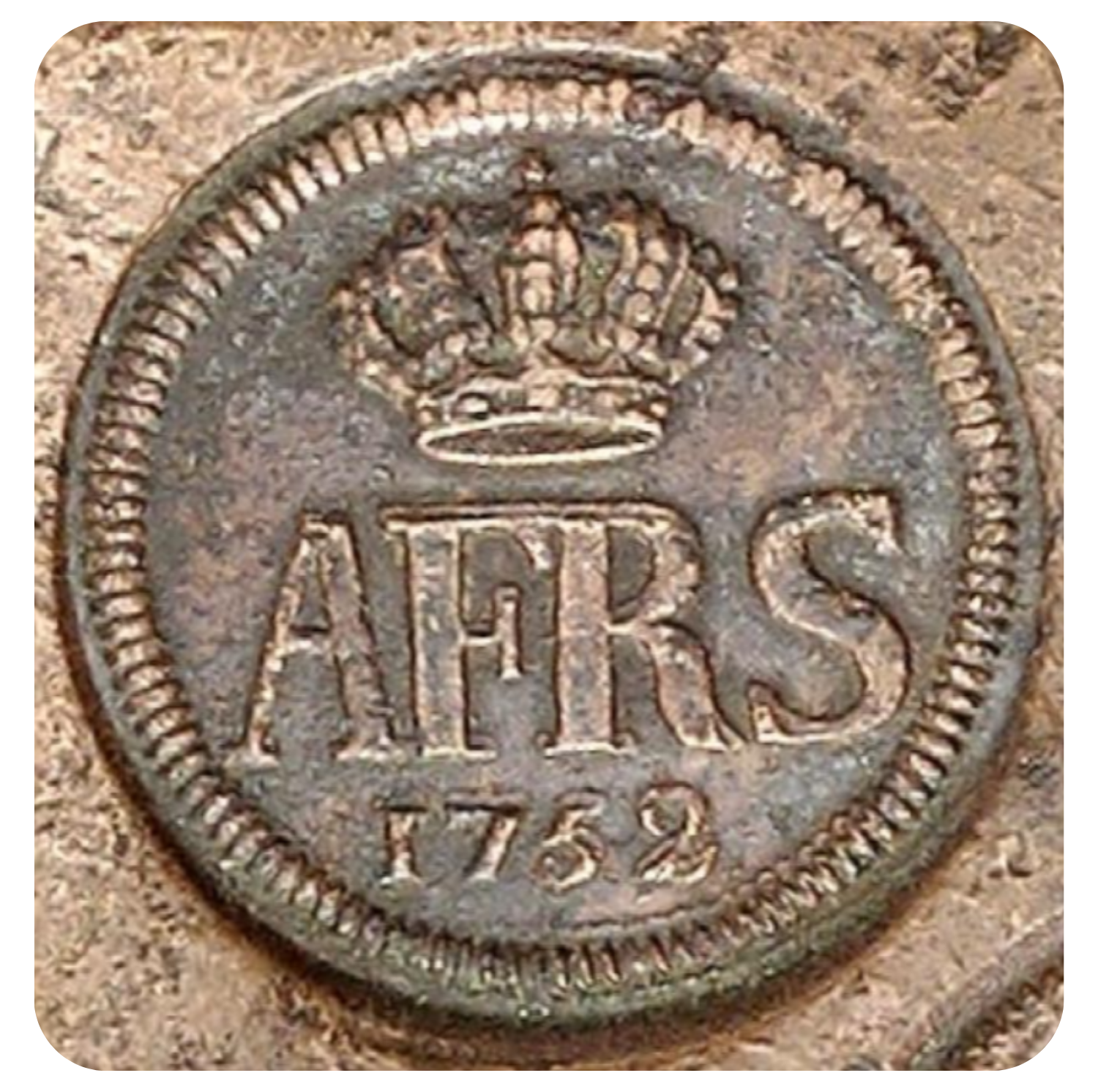 1/2 daler silvermynt 1752