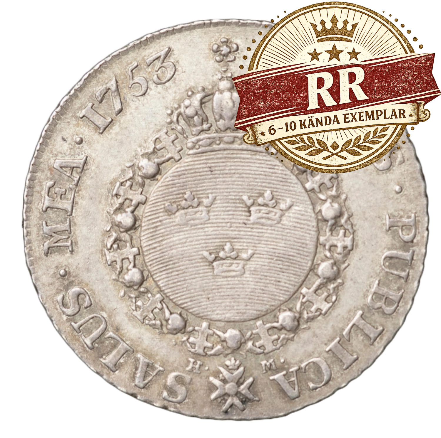 1/4 Riksdaler 1753