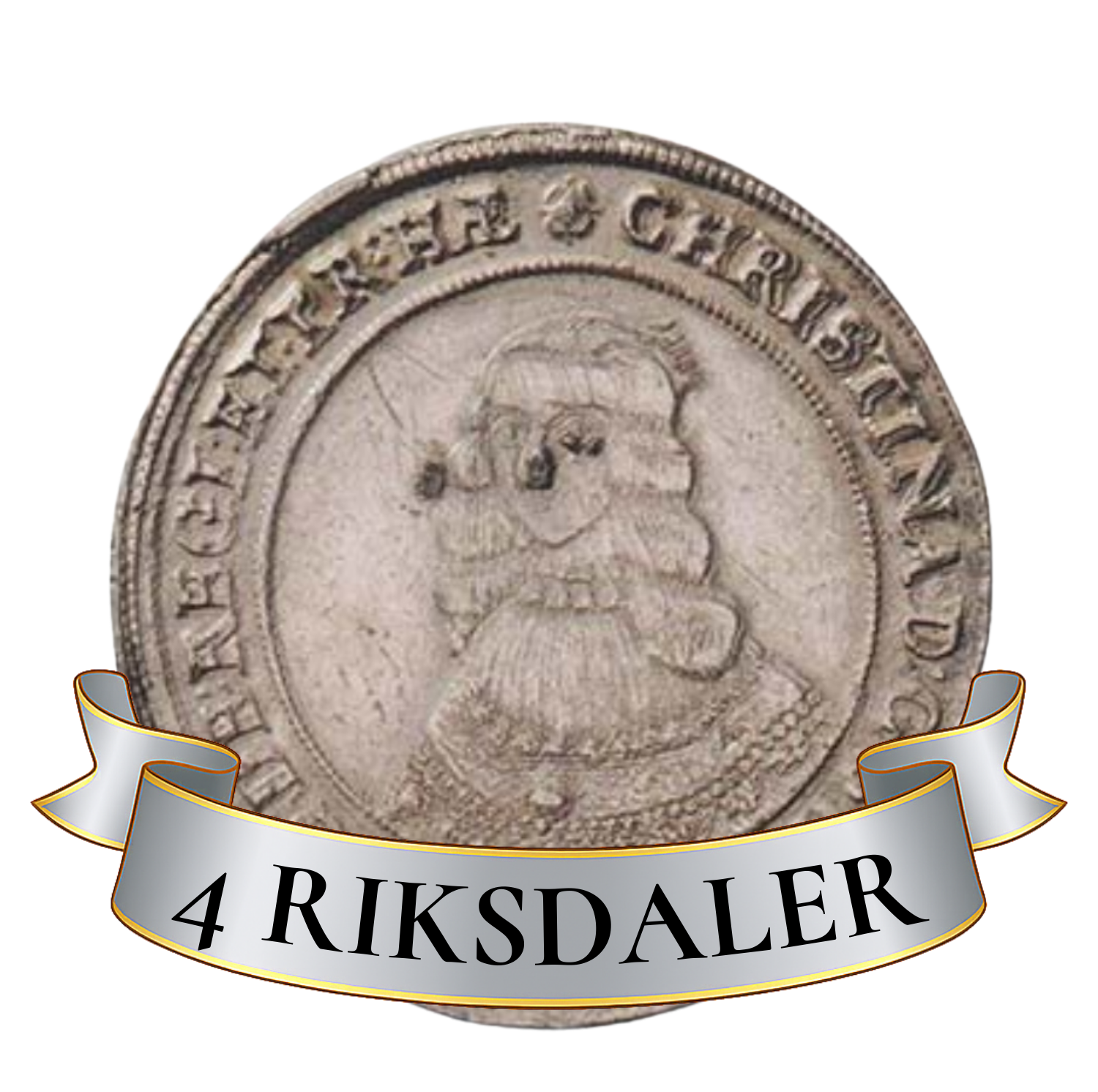 4 Riksdaler Kristina