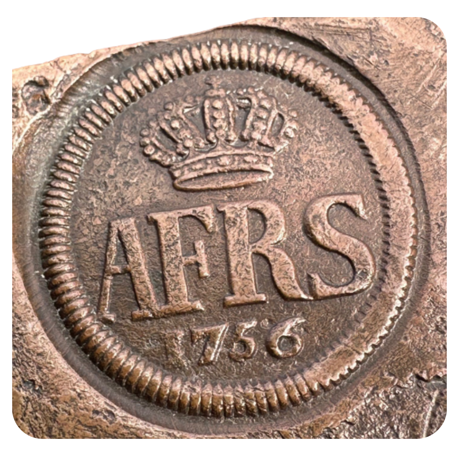 1/2 daler silvermynt 1756
