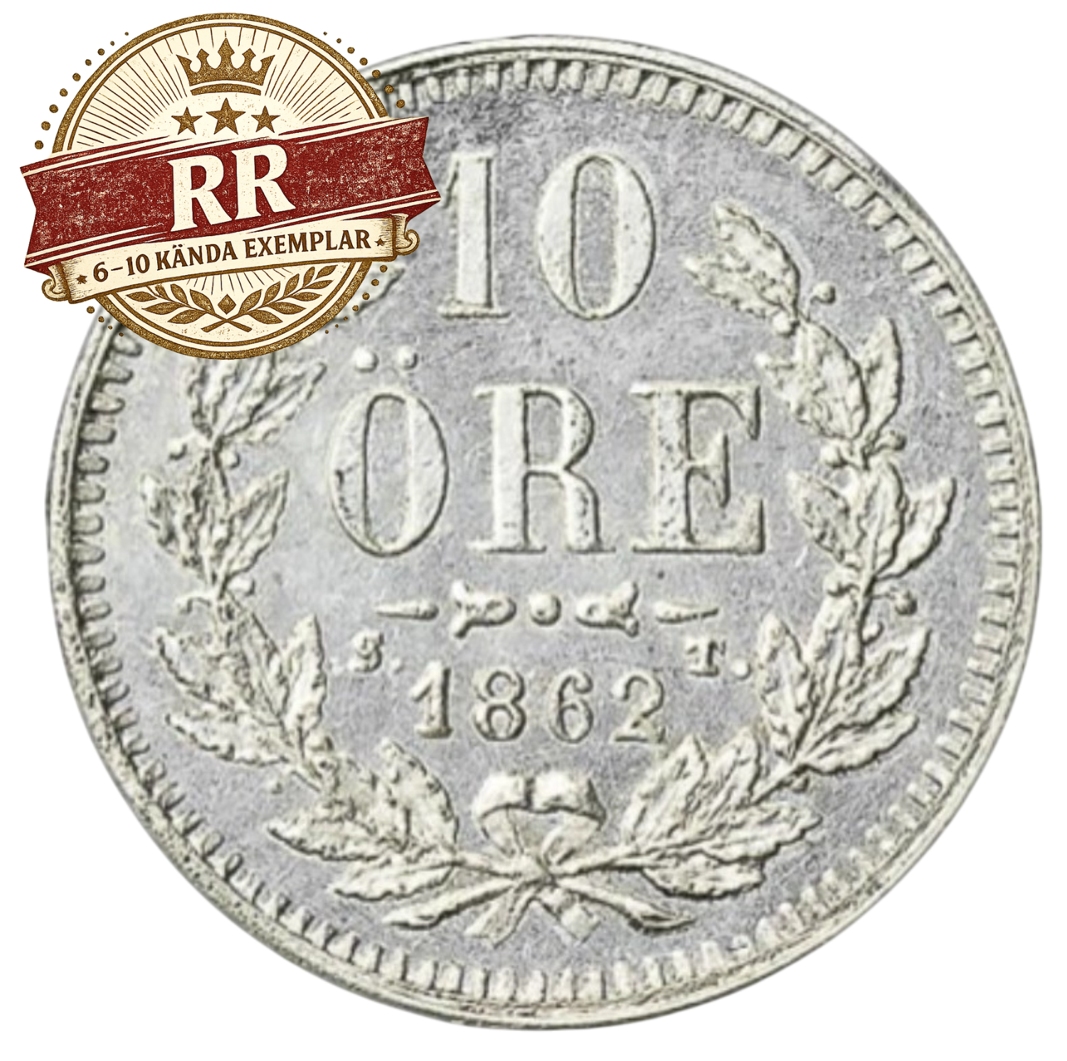 10 Öre 1862