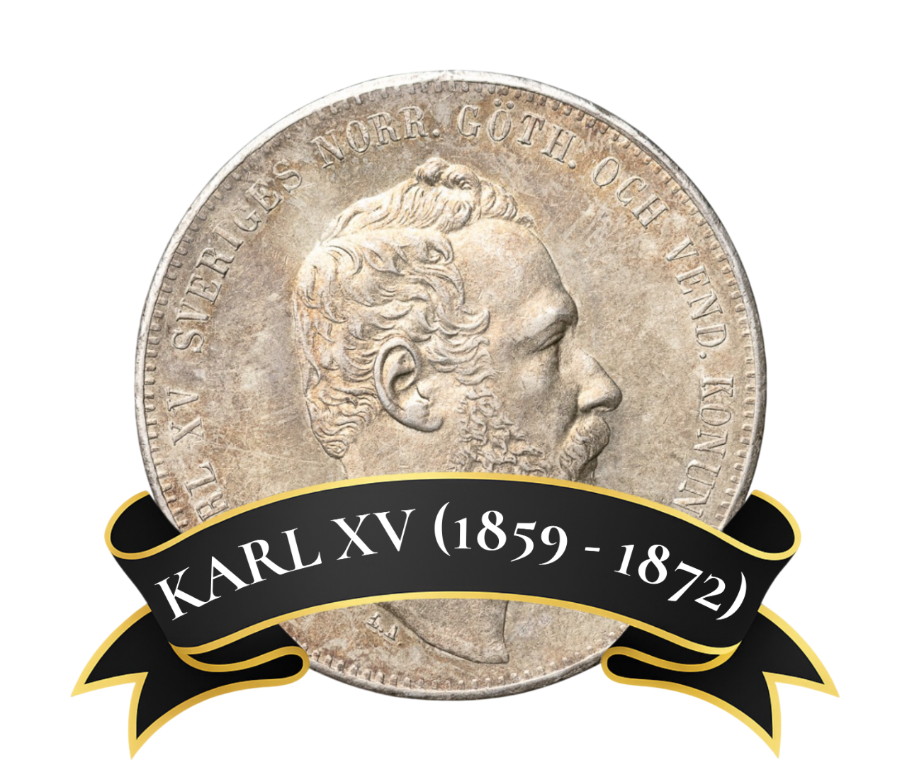 Karl XV mynt