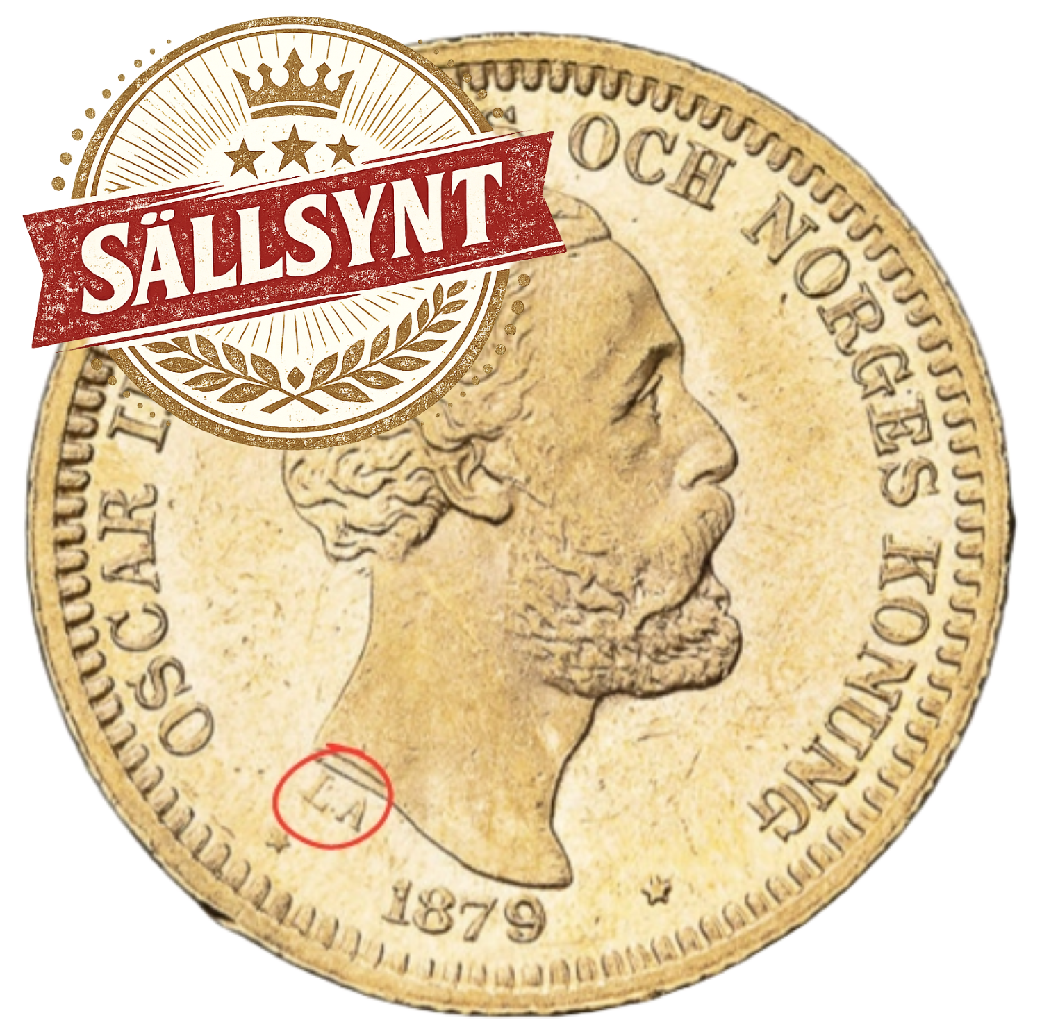 20 kronor 1879 stort la
