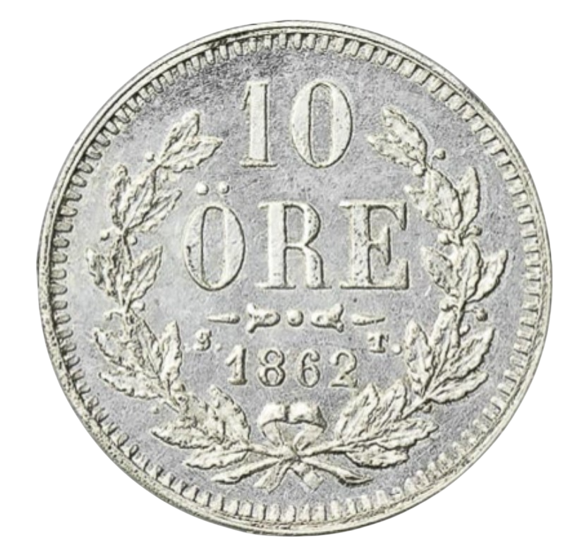 10 öre 1862
