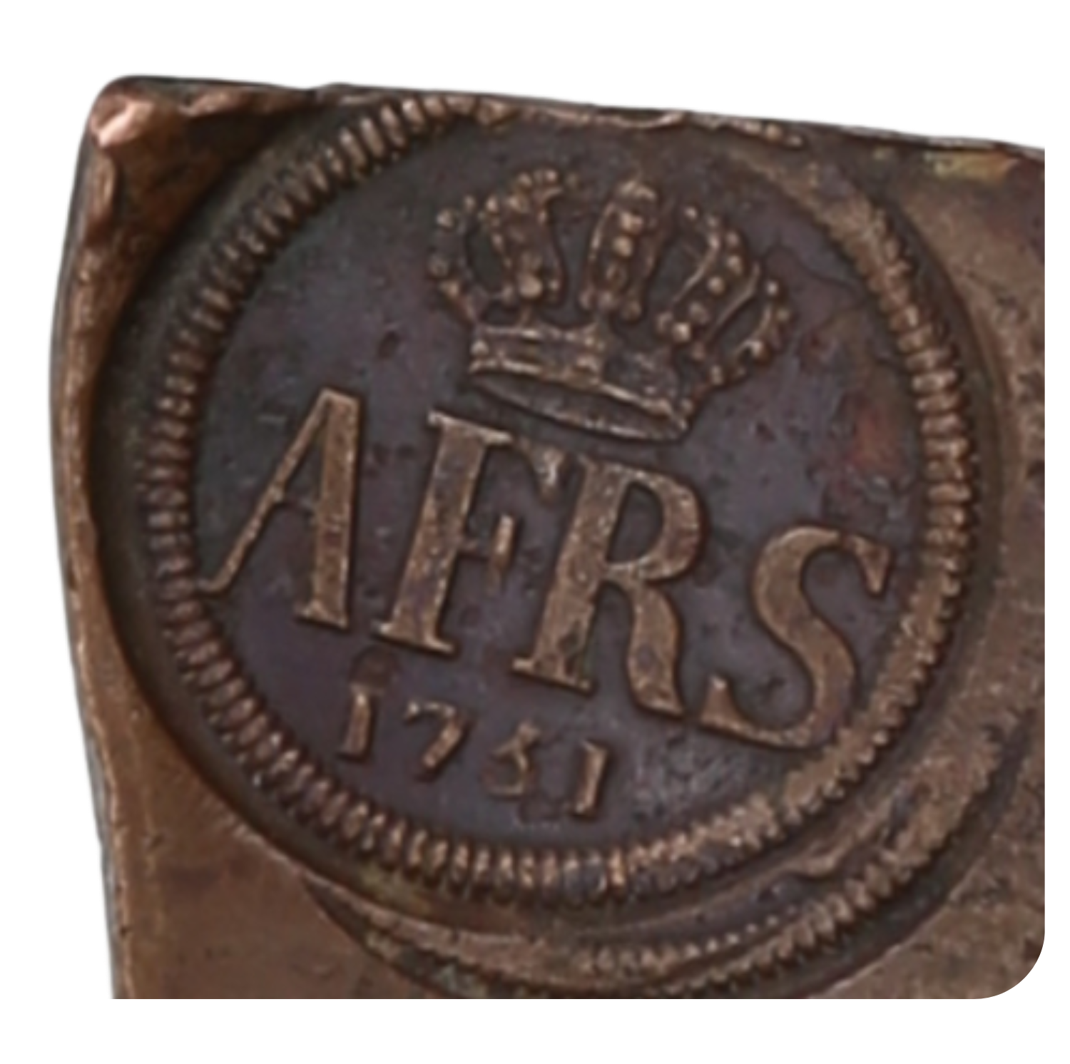 1/2 daler silvermynt 1751