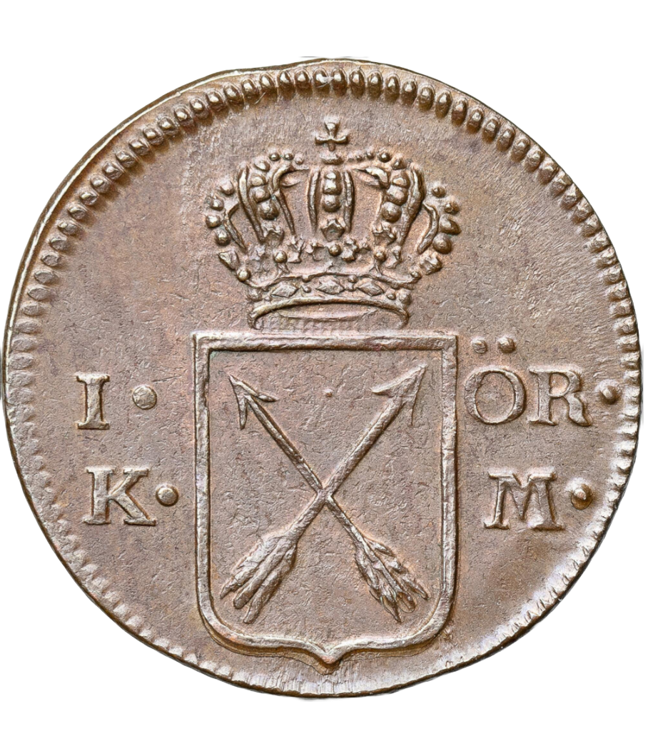 1 Öre kopparmynt Gustav III