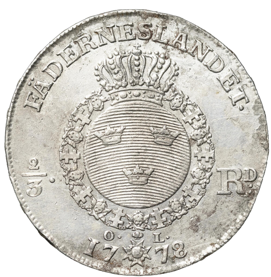 2/3 riksdaler 1778