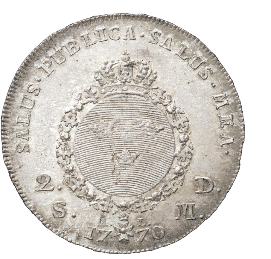 2 Daler Silvermynt 1770