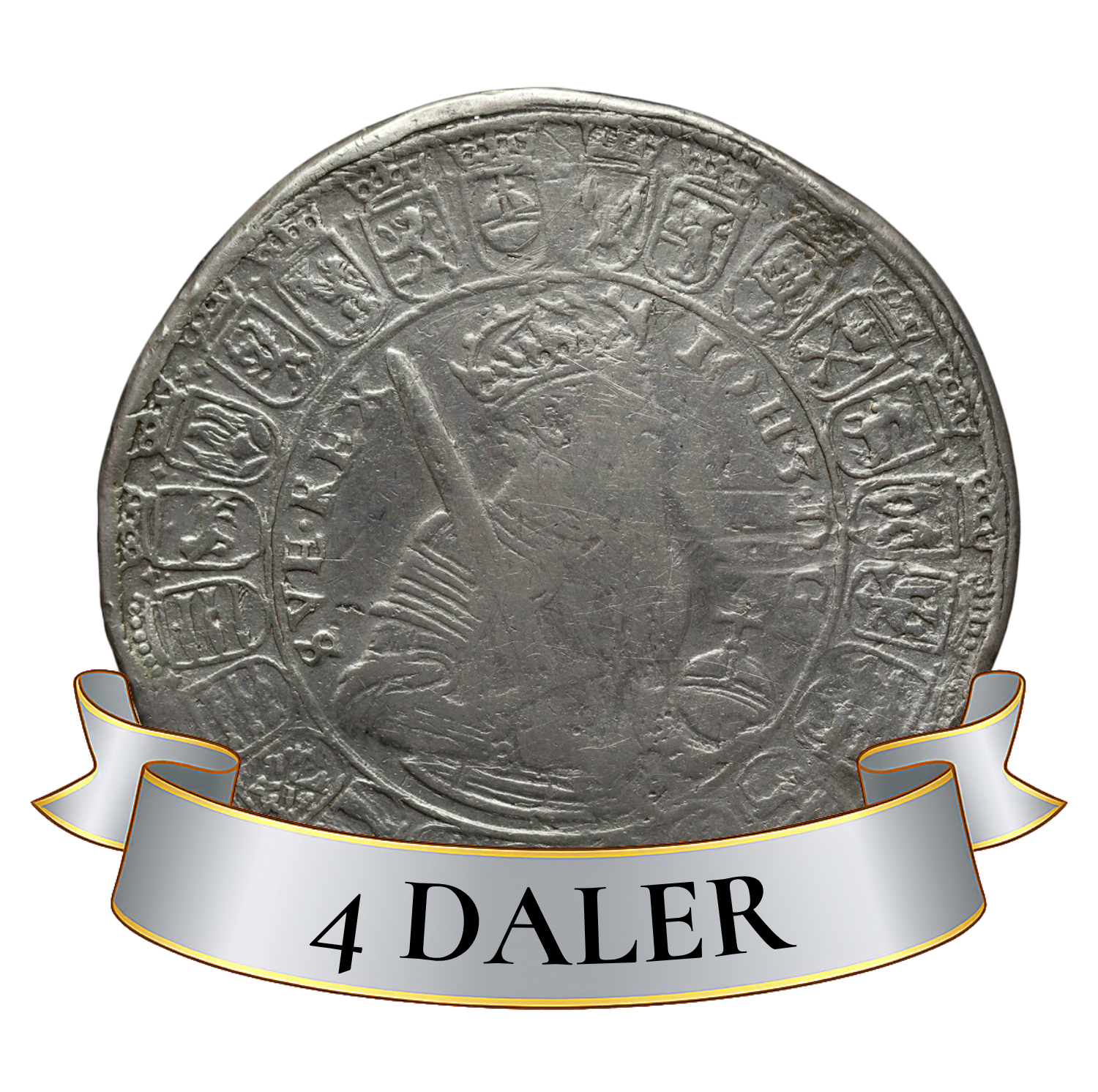 4 daler