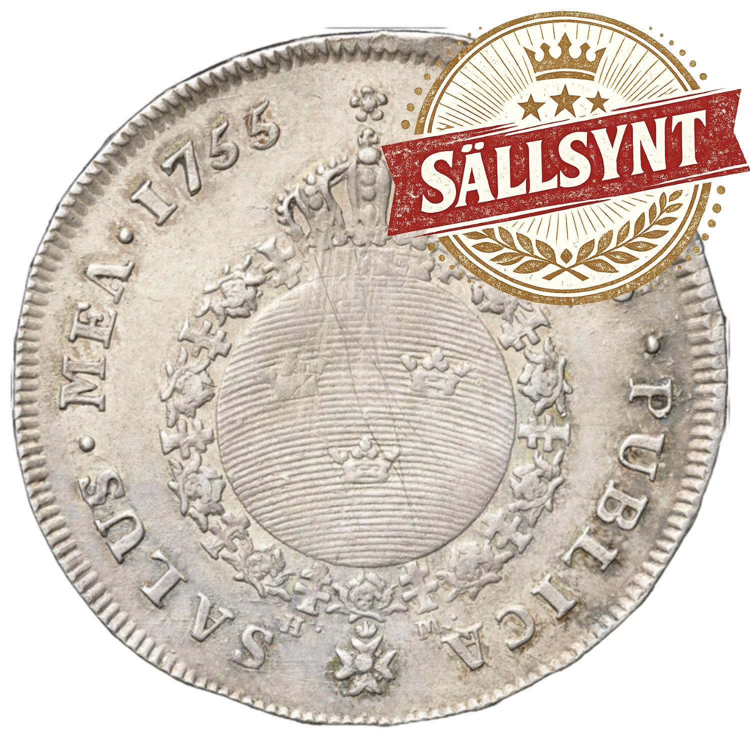 1/2 Riksdaler 1755