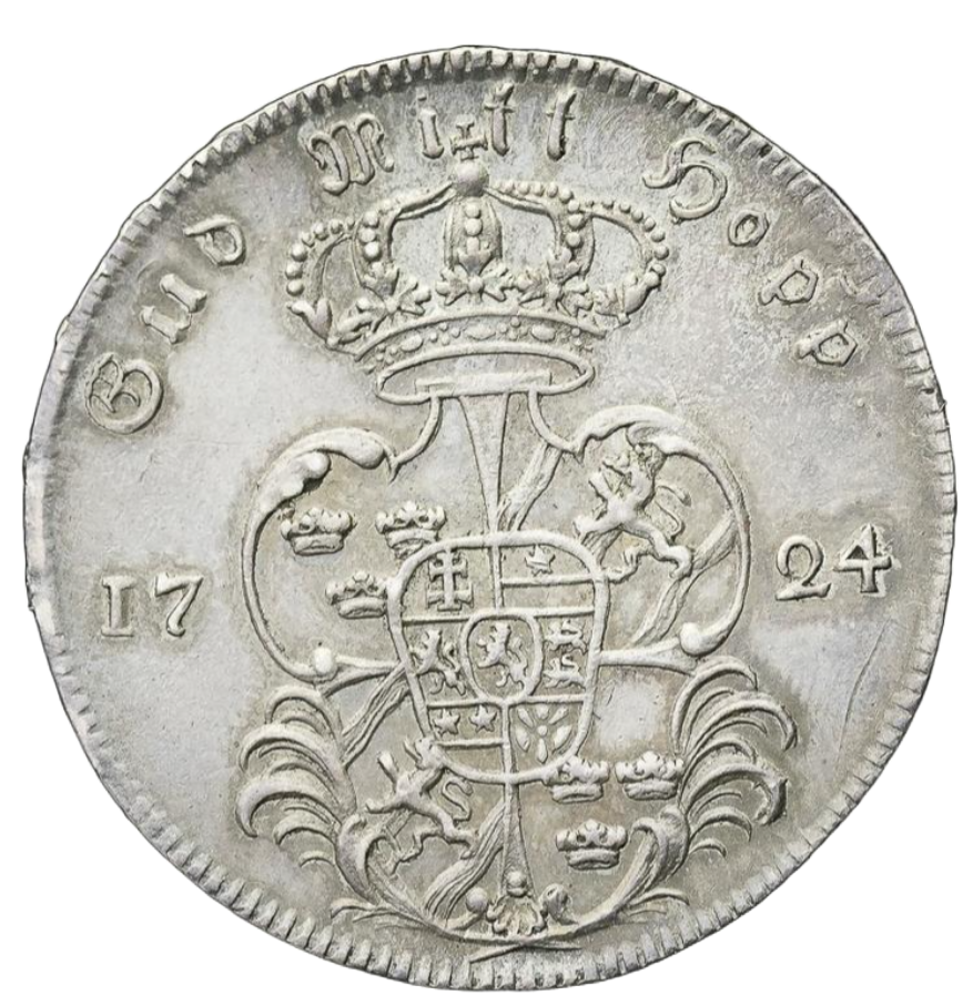 1/2 riksdaler 1724