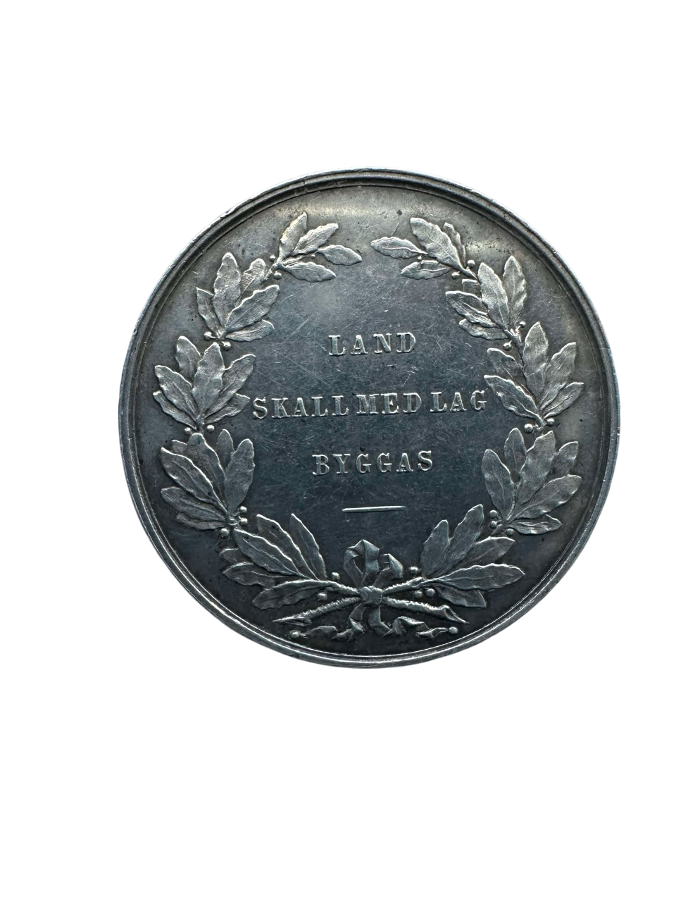 KASTMYNT KR NINGEN 1860 KARL XV Swemynt