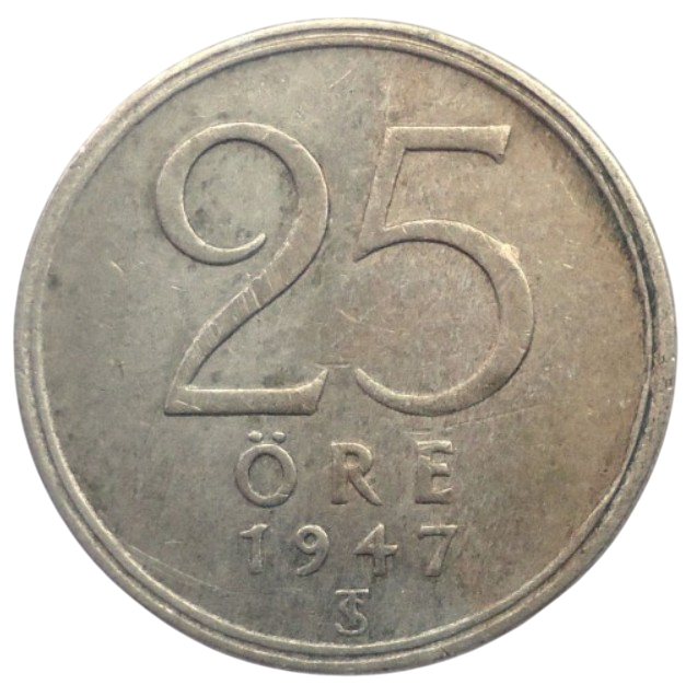 25 öre 1947