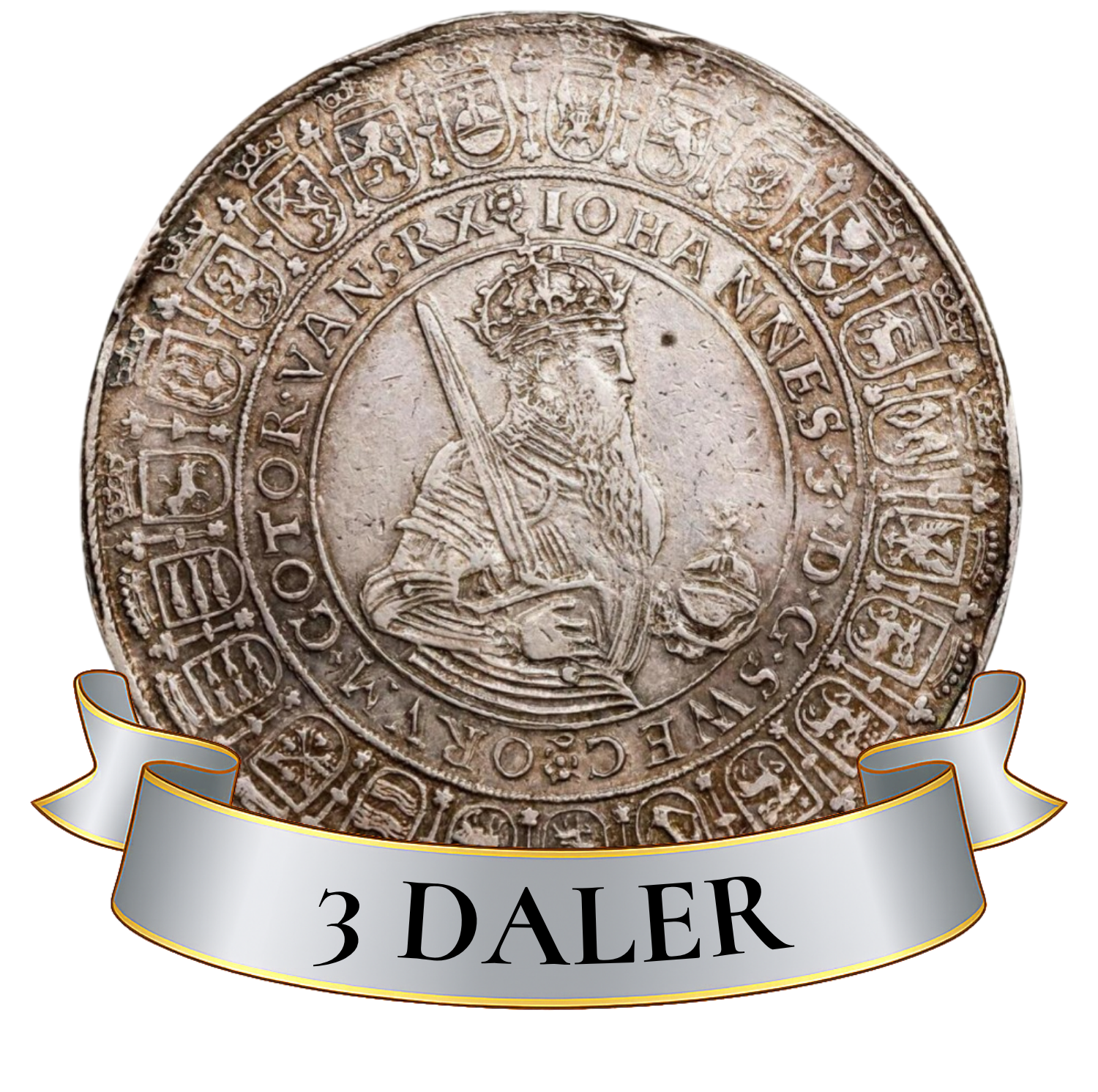 3 daler