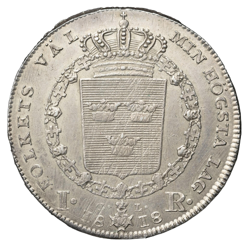 1 Riksdaler 1818 Karl XIII