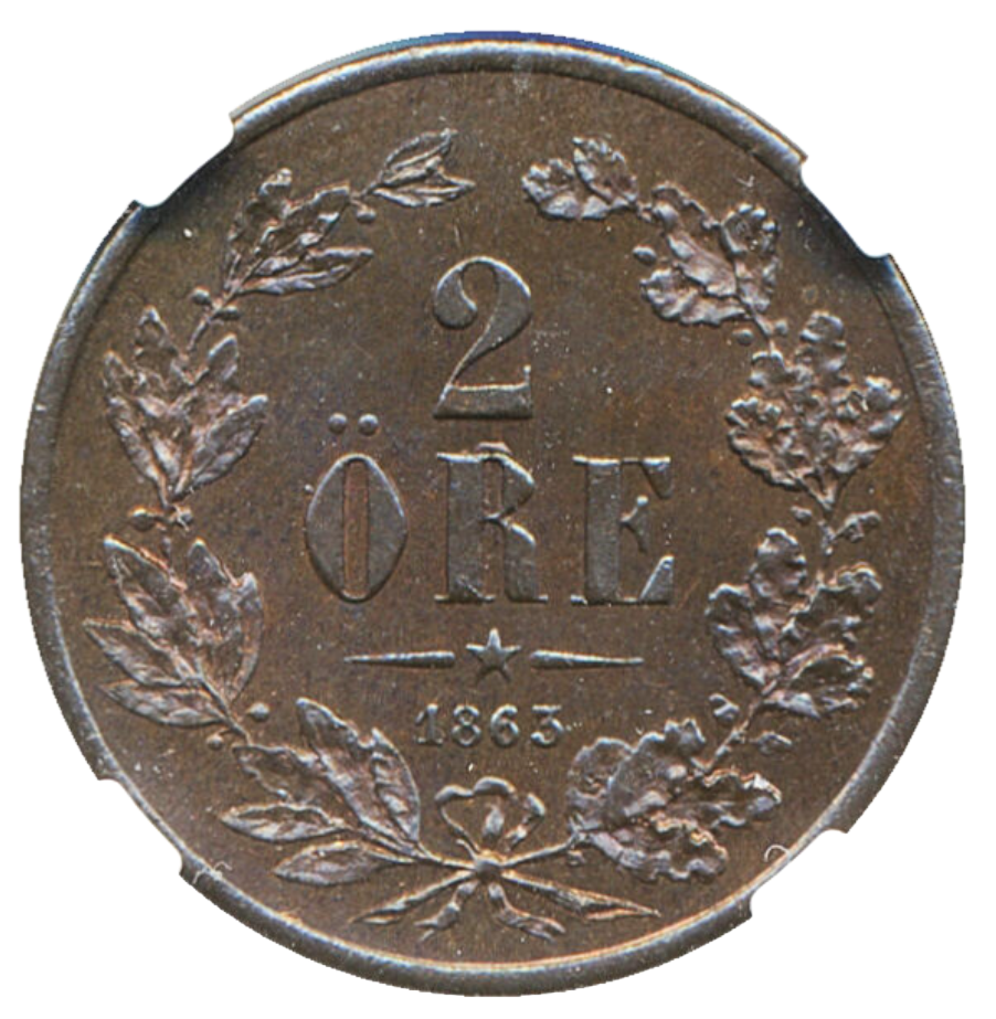 2 Öre 1863