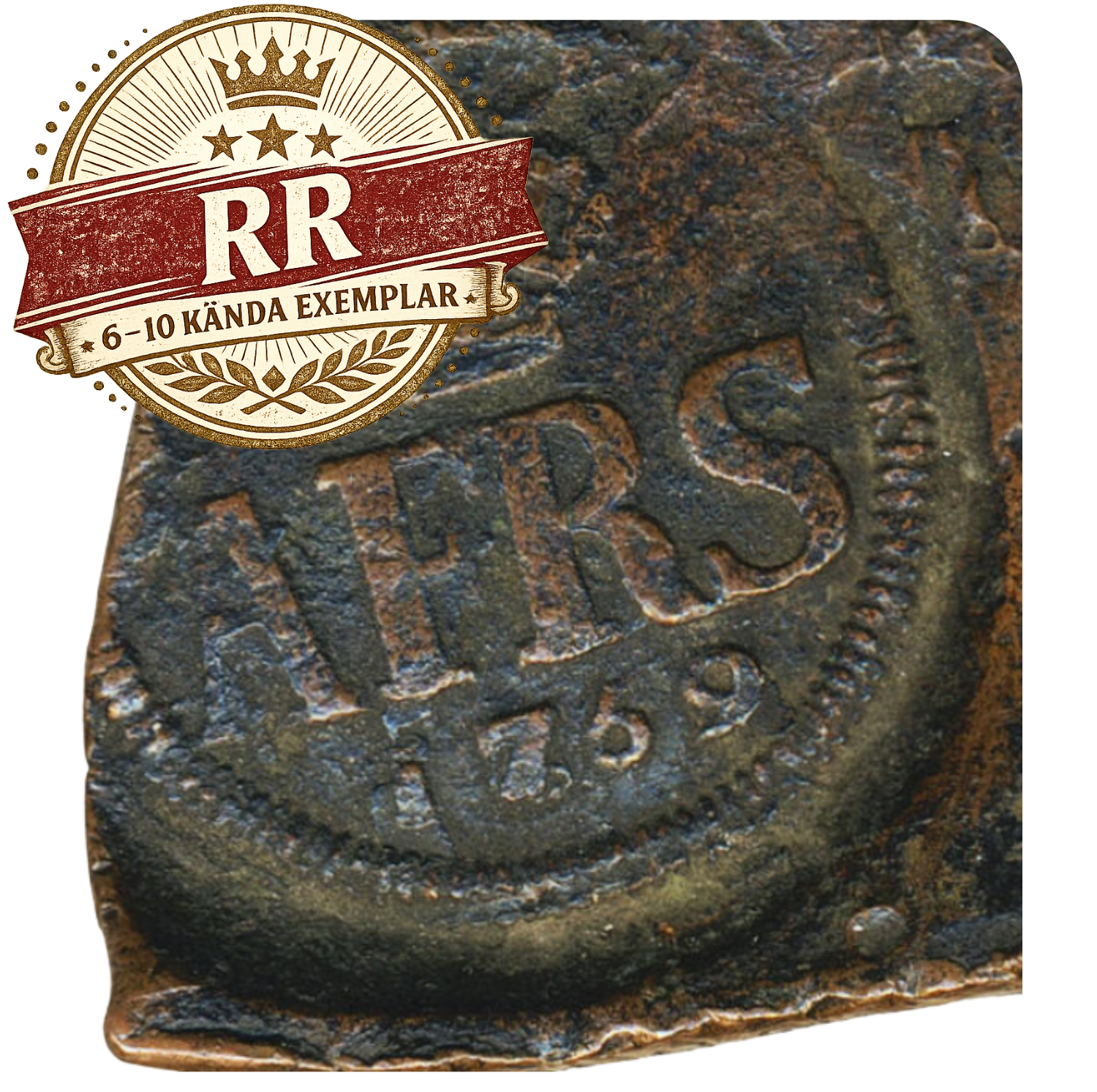 1/2 daler silvermynt 1759