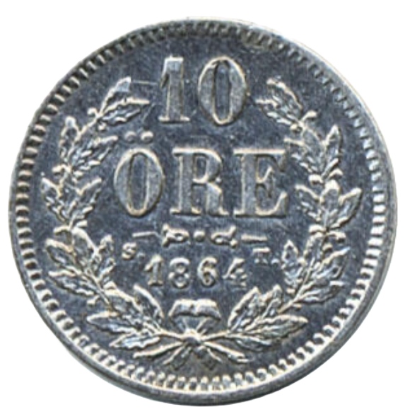 10 Öre 1864