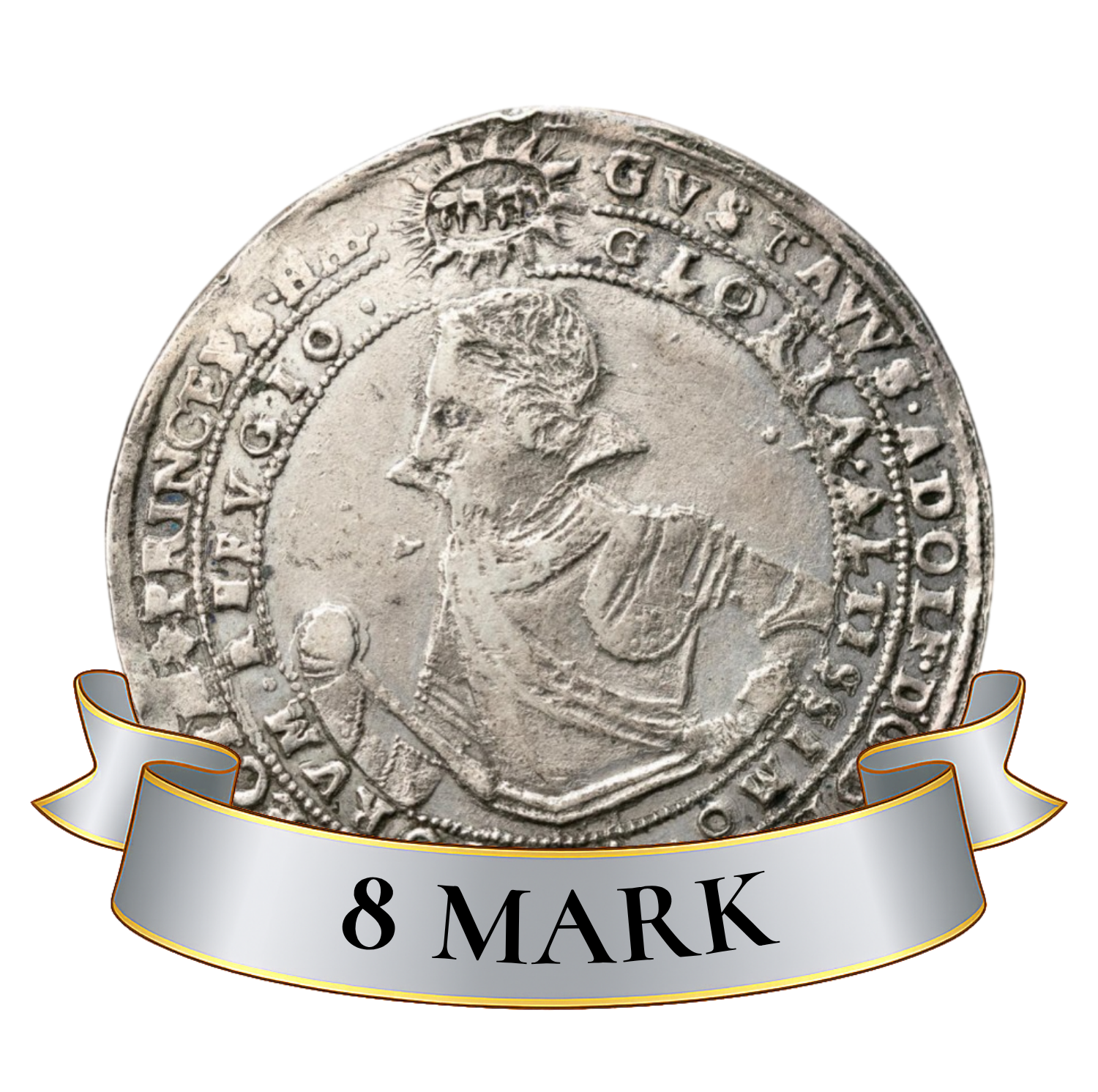 8 mark Gustav II Adolf