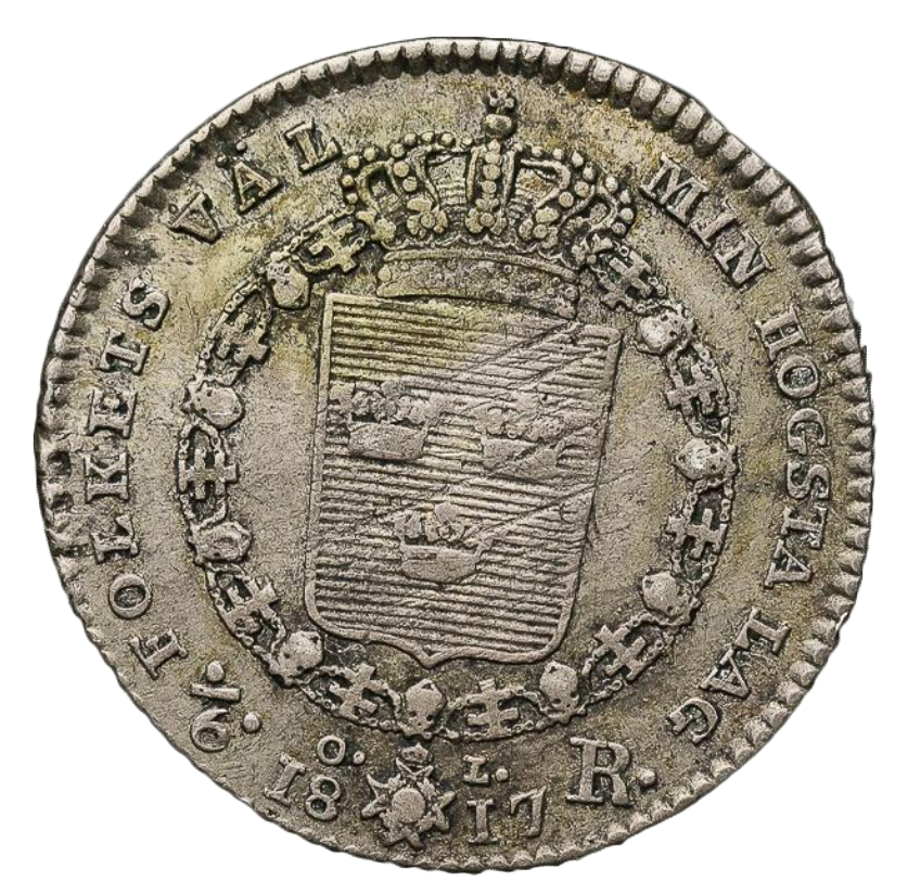 1/6 riksdaler 1817