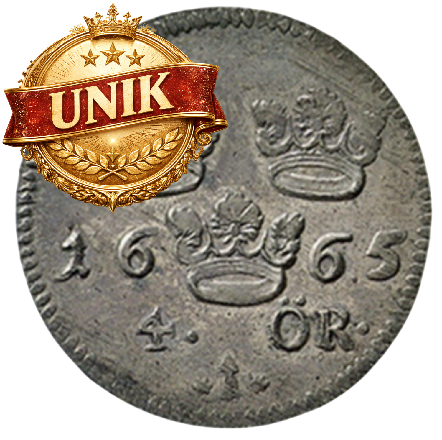 4 öre 1665