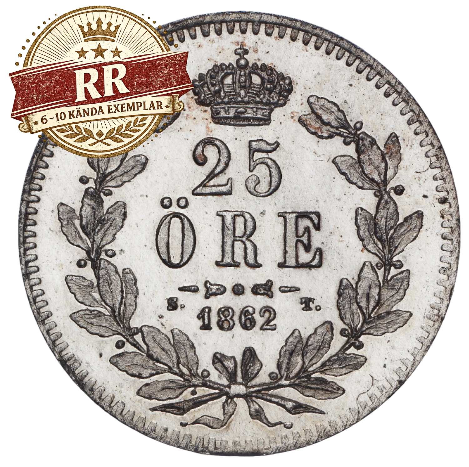 25 Öre 1862