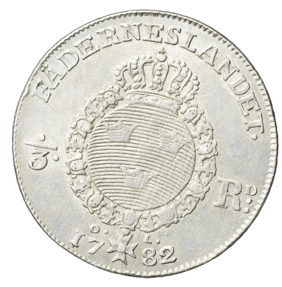 1/3 riksdaler 1782