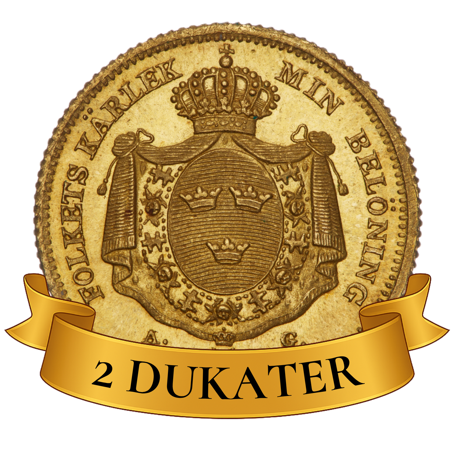 2 Dukater Karl XiV Johan