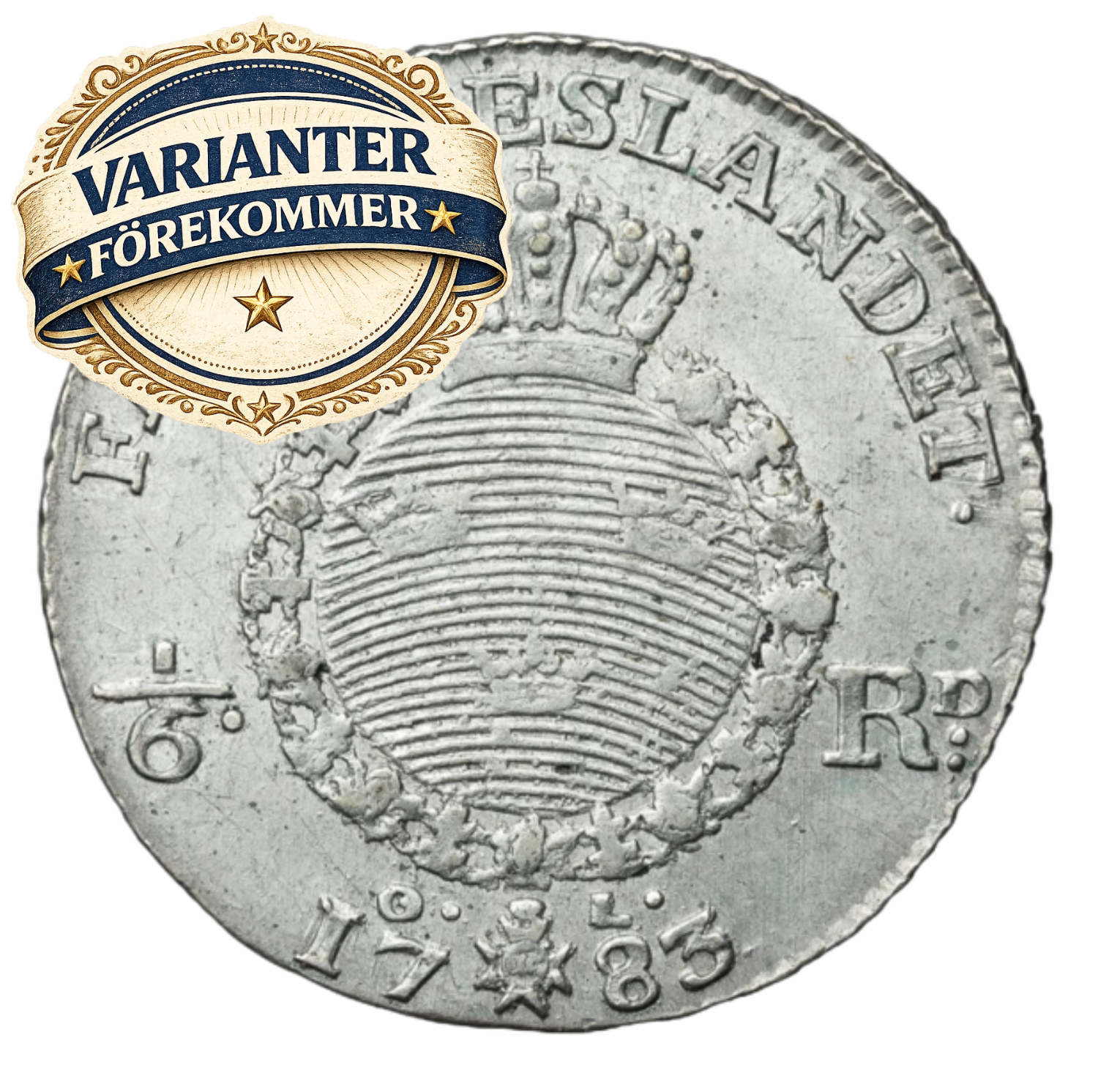 1/6 riksdaler 1783
