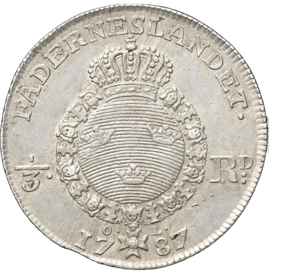 1/3 riksdaler 1787