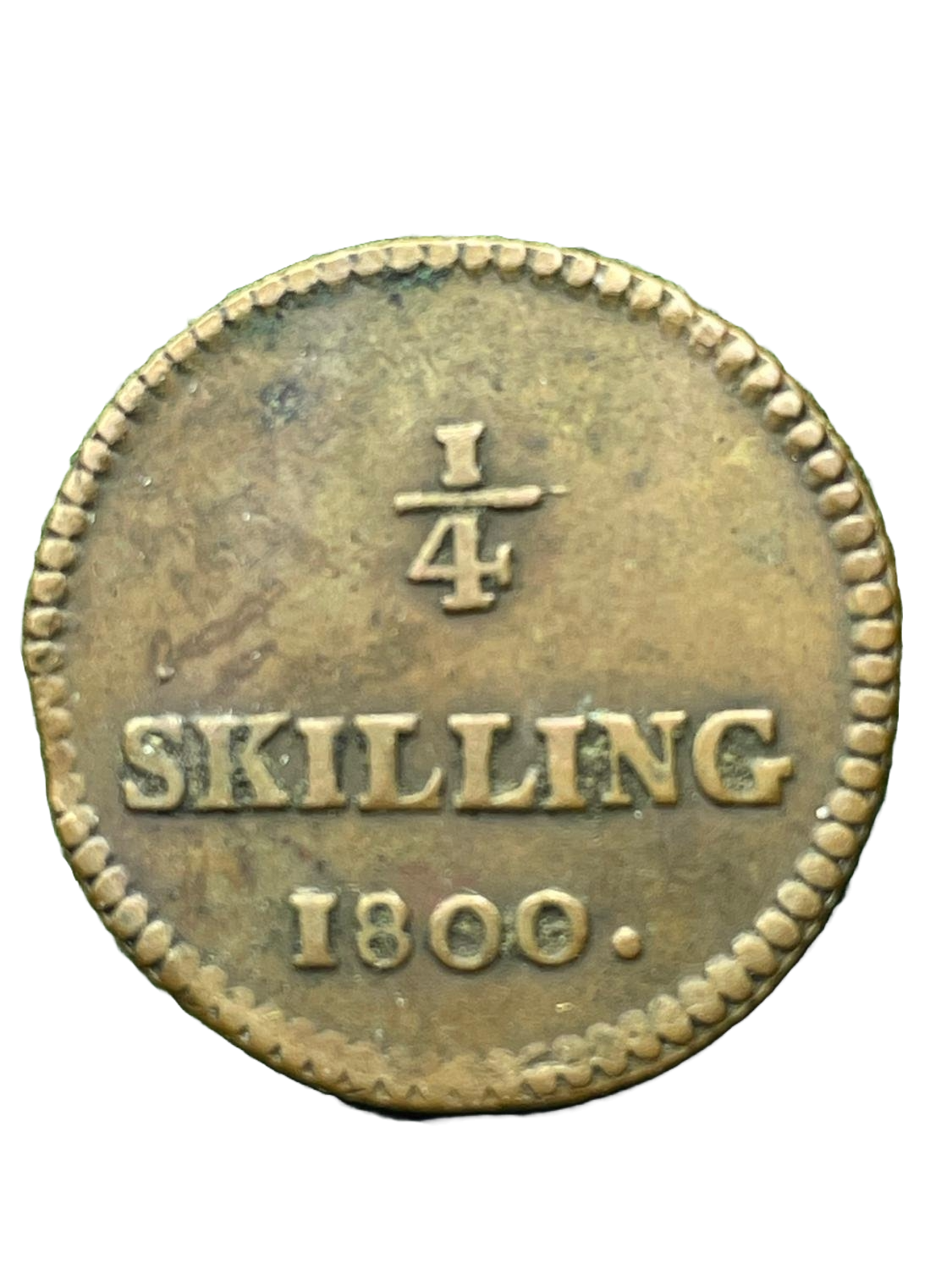 1/4 Skilling riksgäld 1800