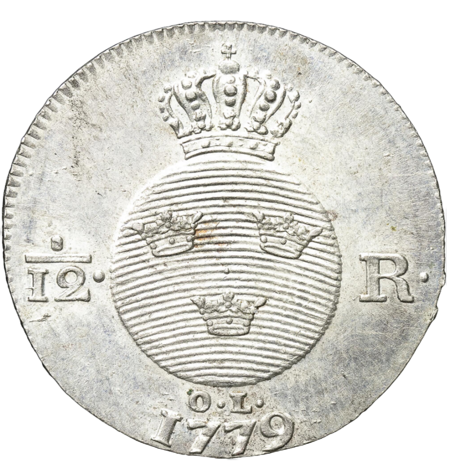 1/12 riksdaler 1779