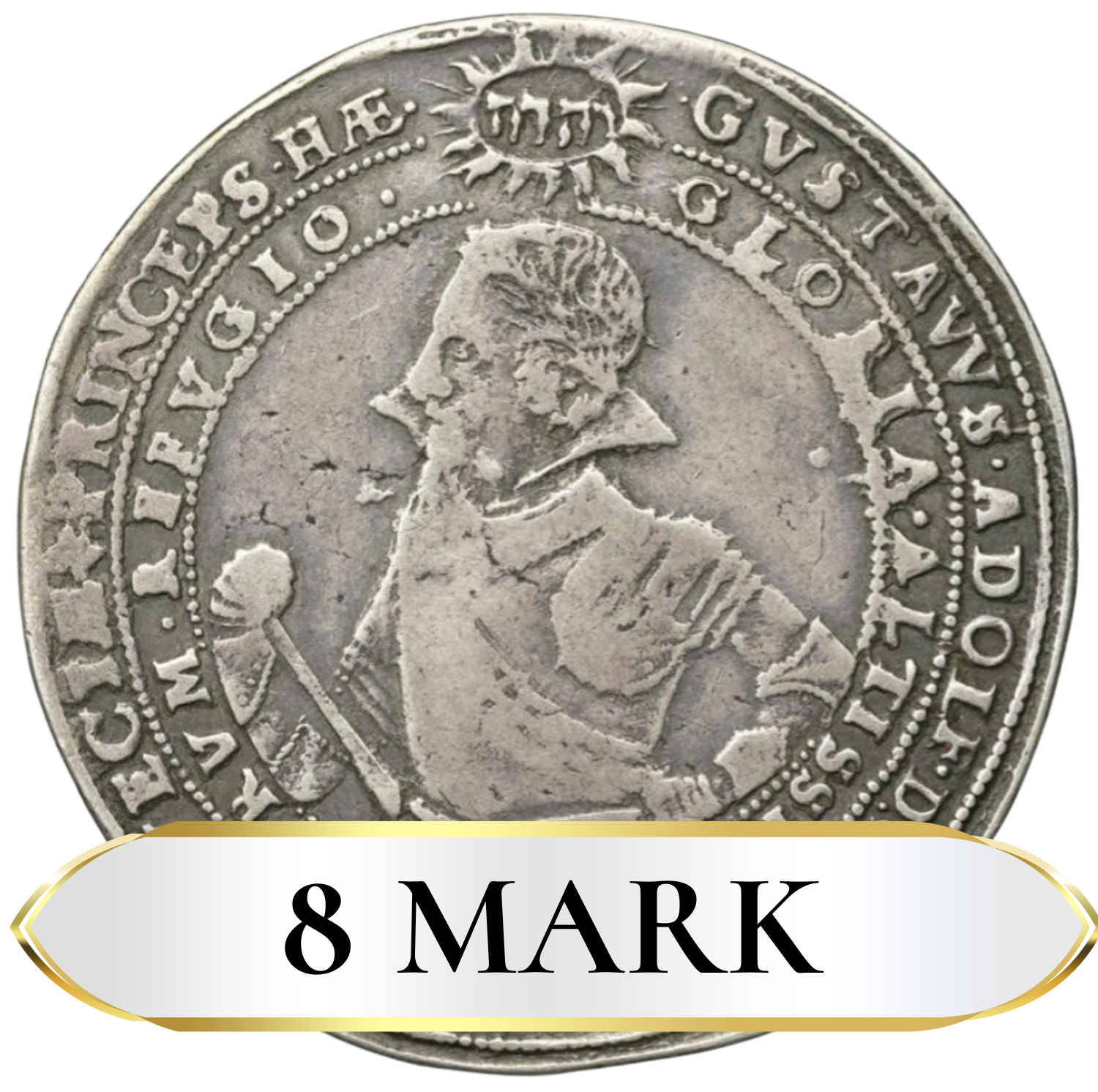 8 mark Gustav II Adolf
