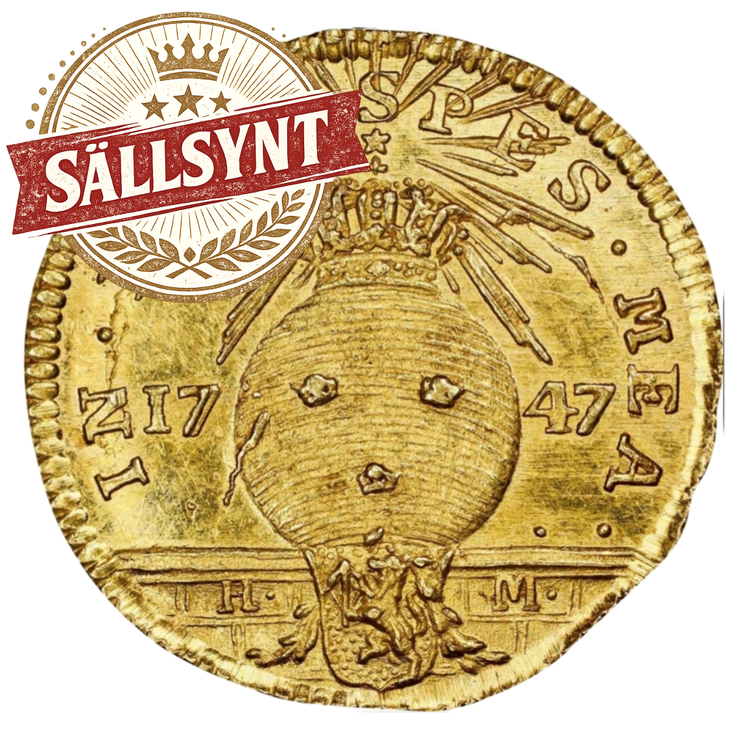 1/2 dukat 1747