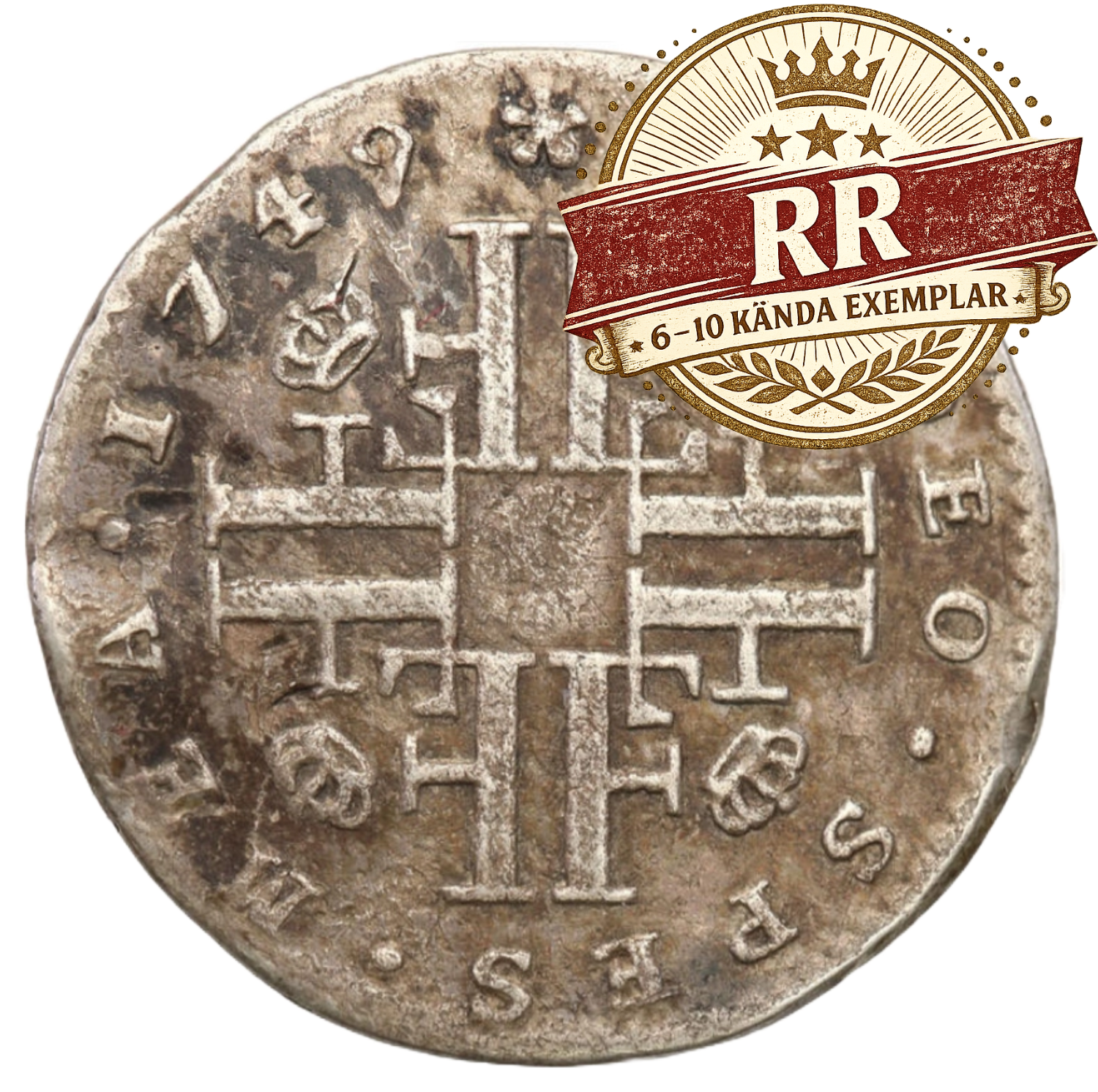 5 Öre 1749