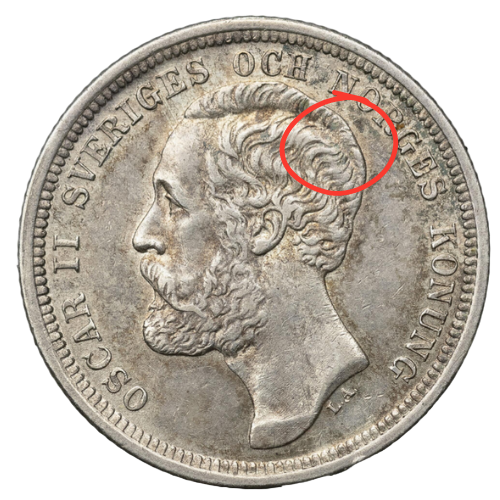 1kr 1889 slät