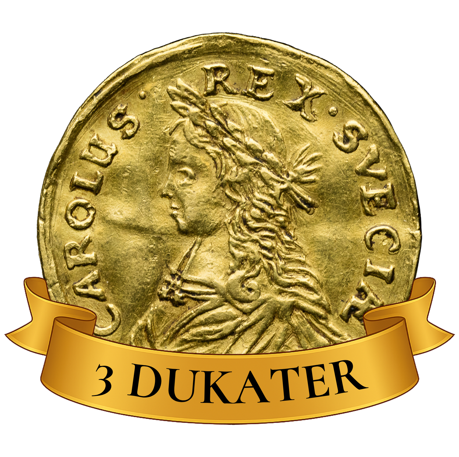 Karl XI 3 dukater
