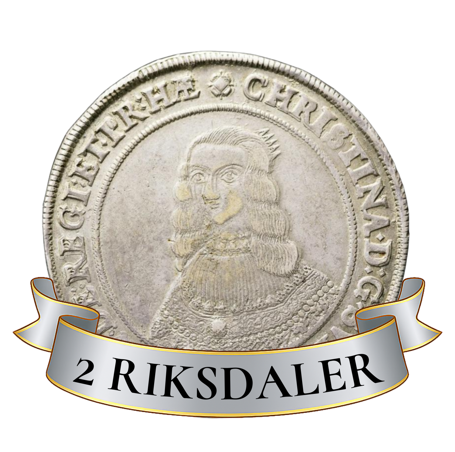 2 Riksdaler Kristina
