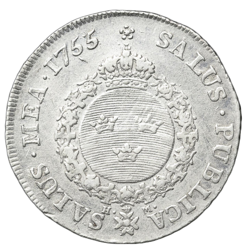 1/4 Riksdaler 1755