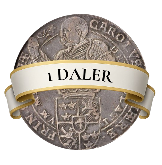 1 Daler Riksföreståndare Karl