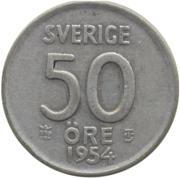 50 öre 1954