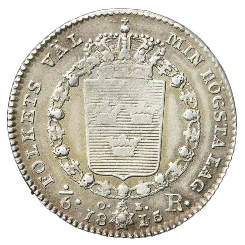 1/6 riksdaler 1815