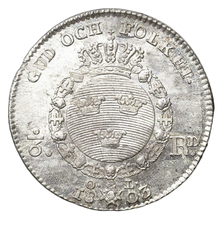 1/6 riksdaler 1803