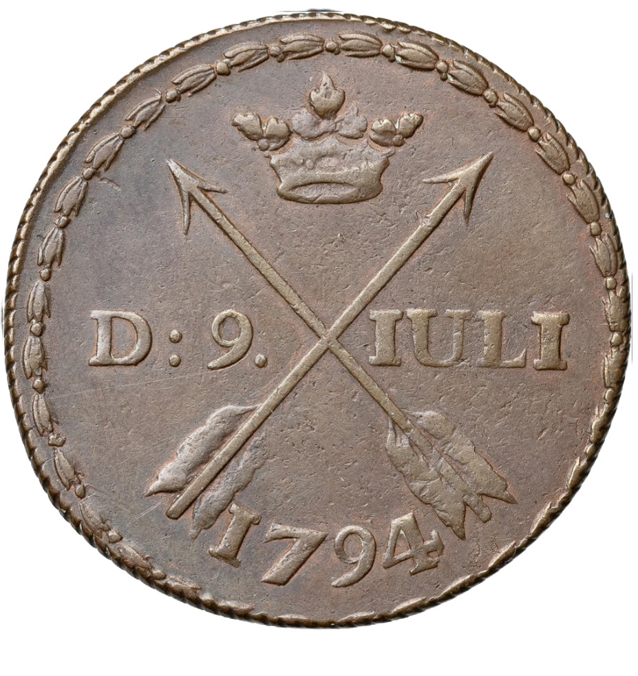 Besöket i Avesta 1794 mynt