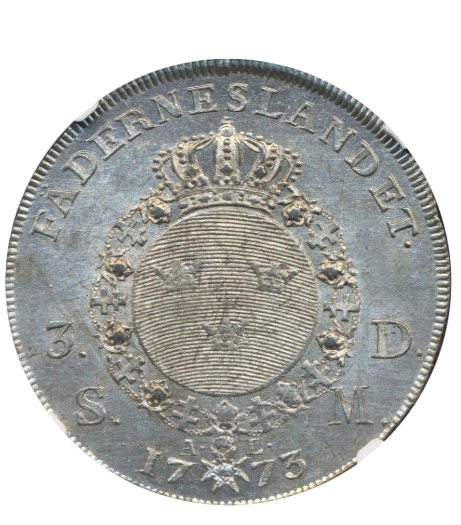 3 Daler silvermynt 1773