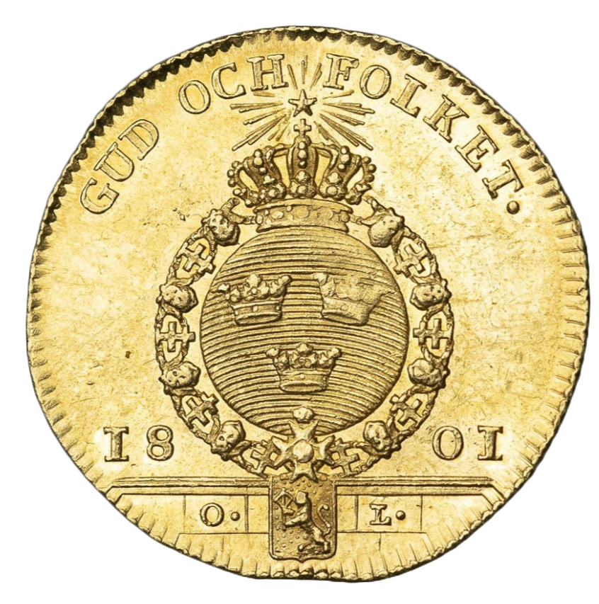 1 dukat 1804 - guld ifrån ädelfors